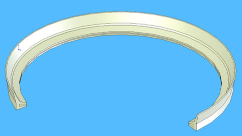 Silicone Rubber Extrusion Lip Seal Profile Silicone Rubber Extrusion Lip Seal Profile