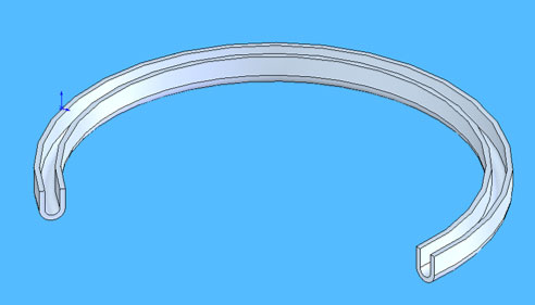 Silicone Rubber Extrusion Lip Seal Profile Silicone Rubber Extrusion Lip Seal Profile