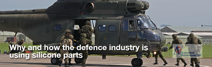 Why and how the defence industry is using silicone parts 