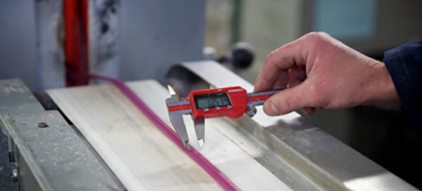 Traditional measurement with vernier calliper