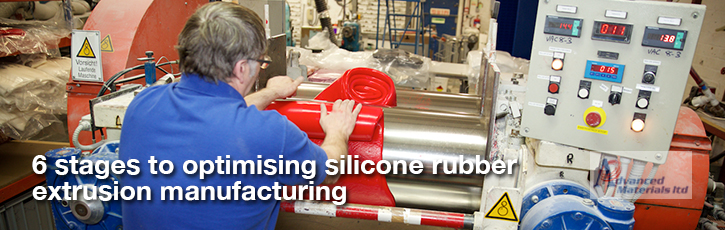 6 stages to optimising silicone rubber extrusion manufacturing