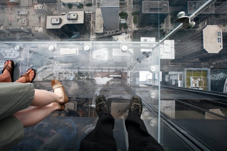 The Willis Tower in Chicago uses silicone rubber extrusions for its sky deck viewing platform as well as its curtain wall system The Willis Tower in Chicago uses silicone rubber extrusions for its sky deck viewing platform as well as its curtain wall system